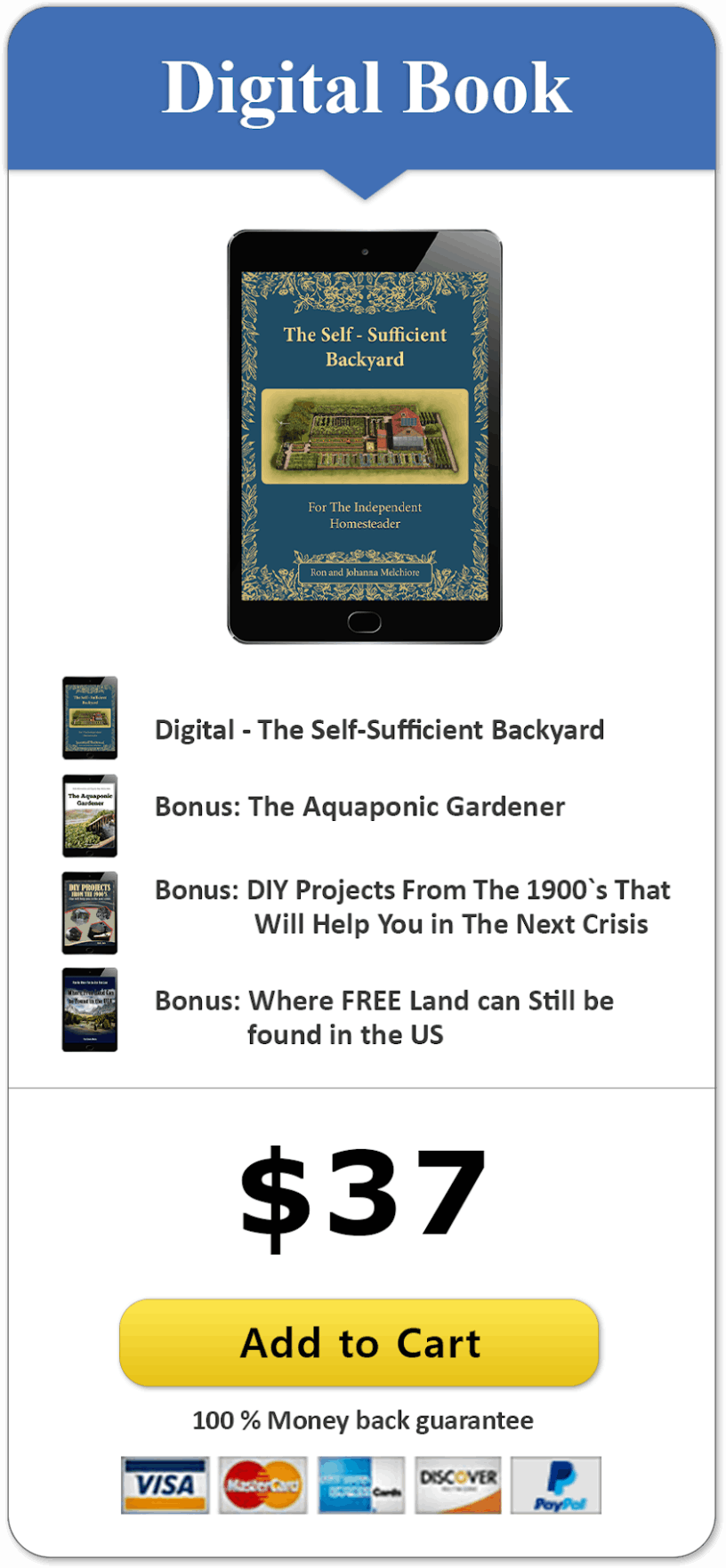 Self-Sufficient Backyard Price