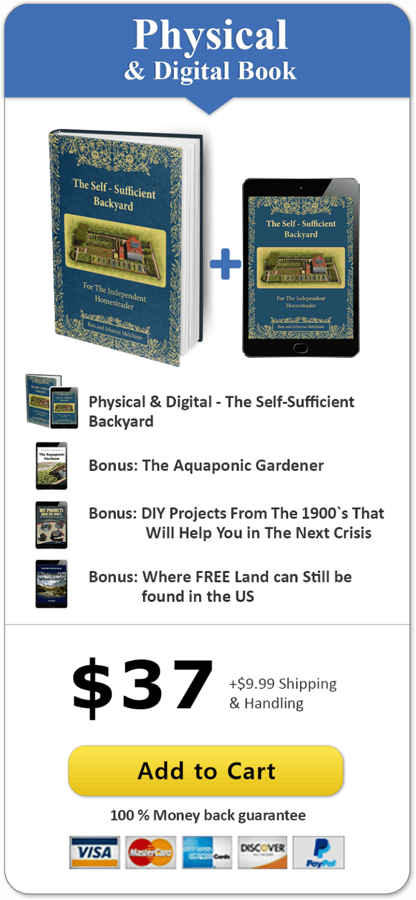 Self-Sufficient Backyard Price